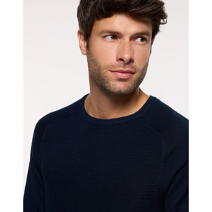 Jersey Manga Larga Azul Oscuro - Nusti