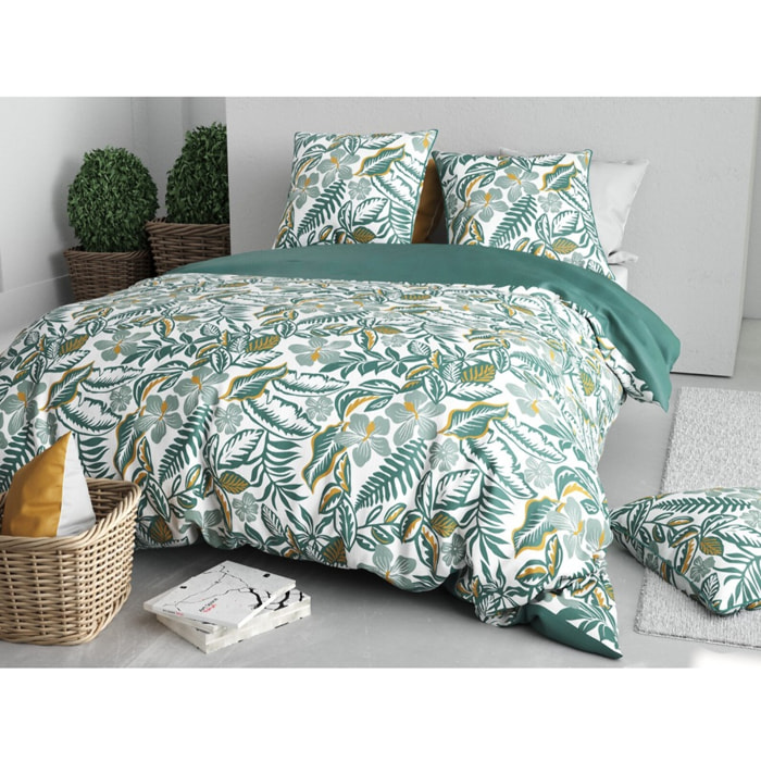 Parure Housse De Couette 3pcs 100% Coton 57 Fils SALLY