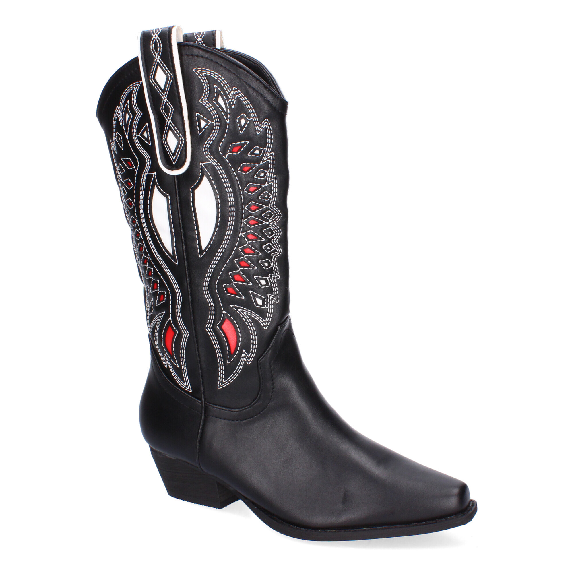 Botas Cowboy para Mujer con Detalles en la Caña