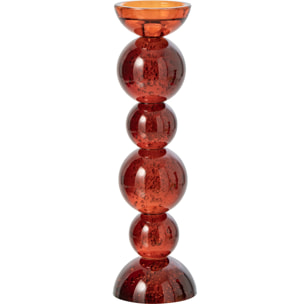 J-Line Chandelier - verre - bronze - large
