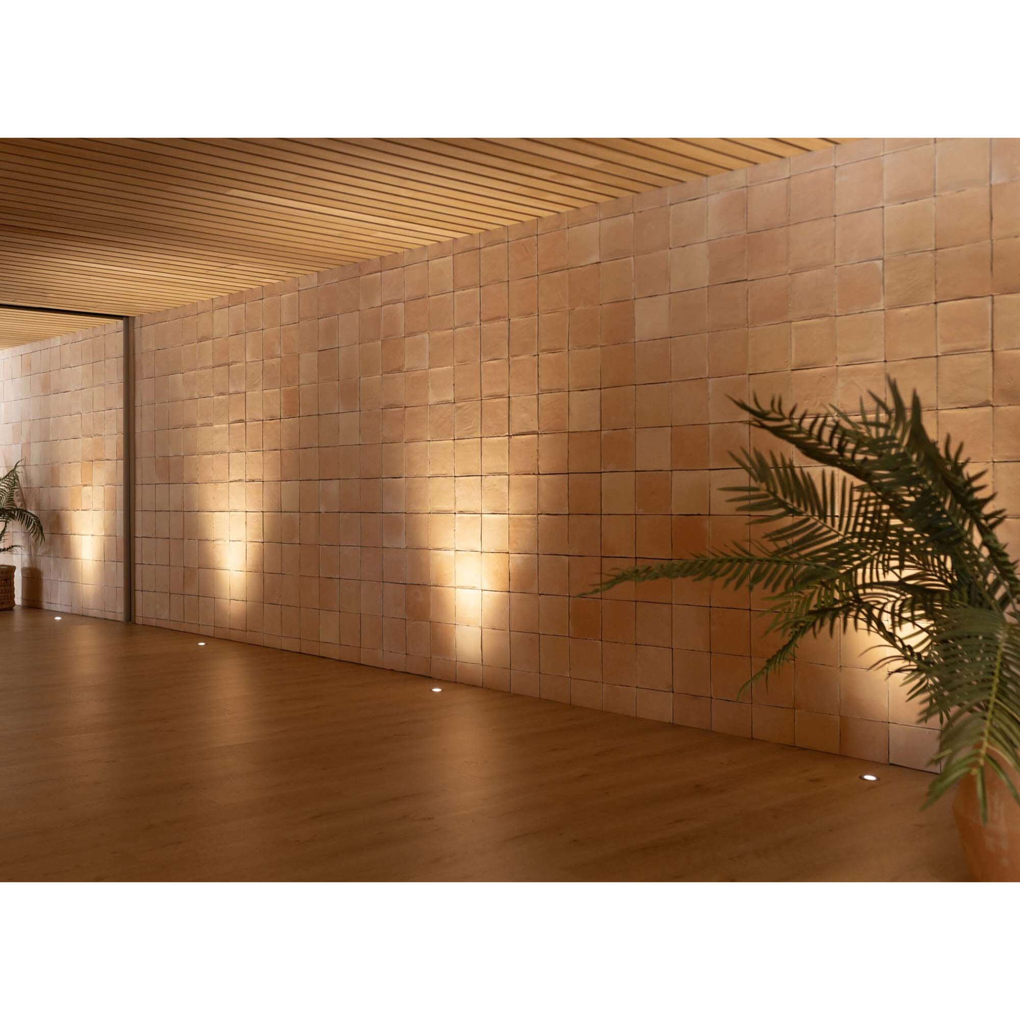 GRUND 80 Lampada nera incasso inox 7W