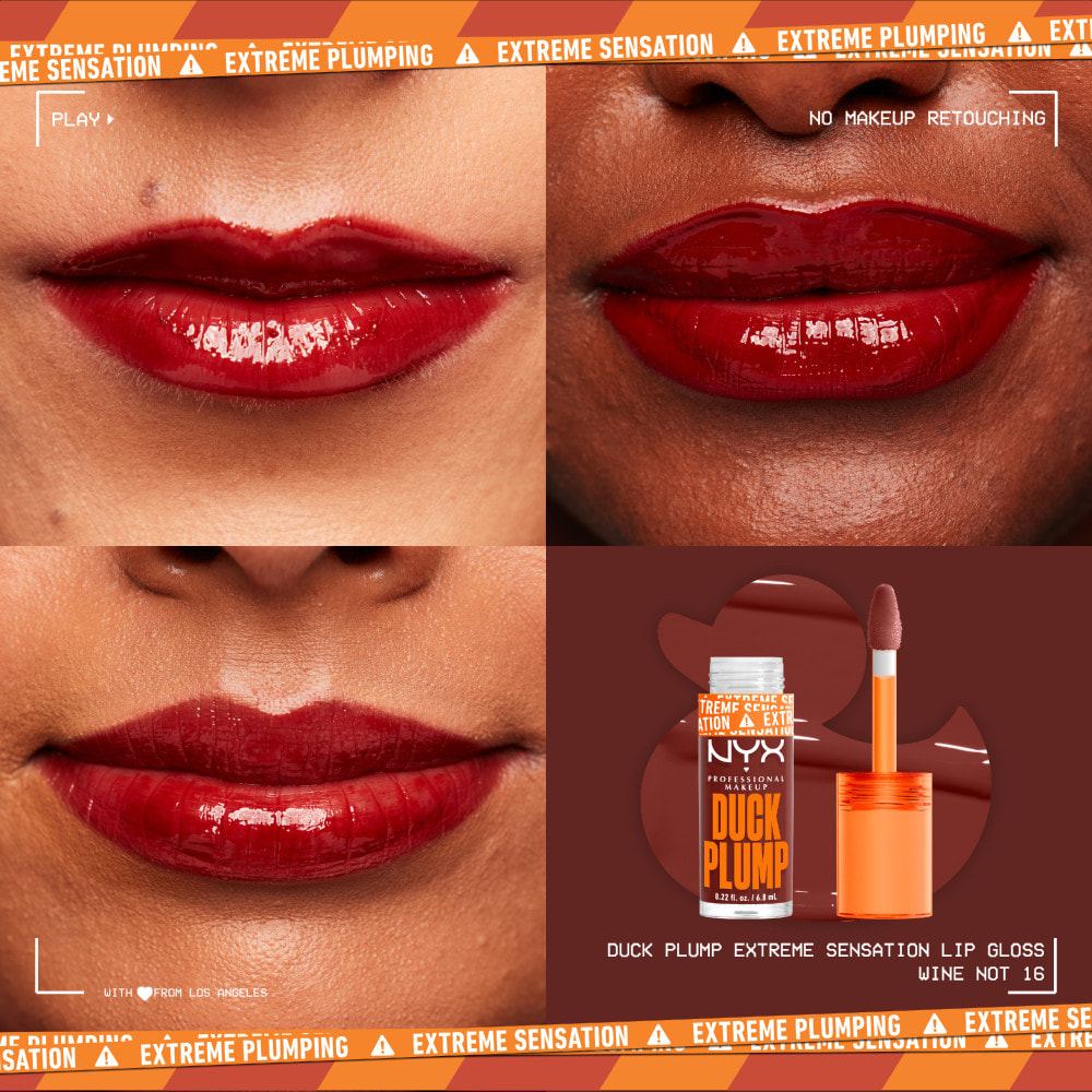 NYX Professional Makeup Duck Plump Gloss WINE NOT