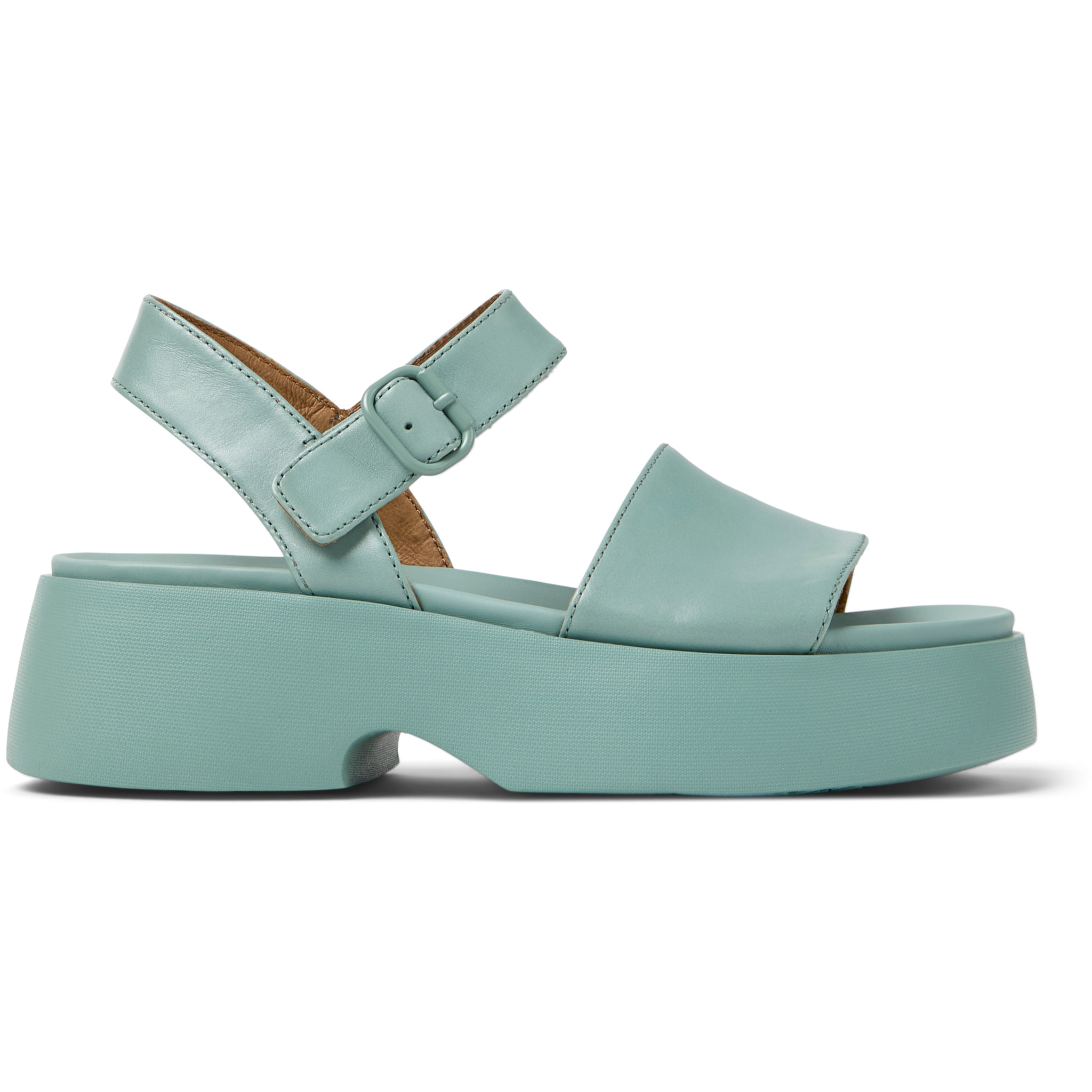Sandalias - CAMPER Tasha - Verde - Cuero liso