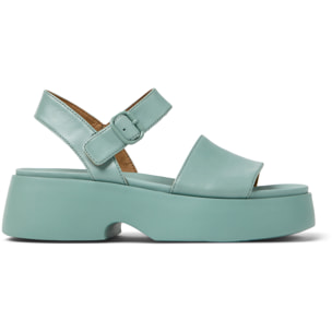 Sandalias - CAMPER Tasha - Verde - Cuero liso