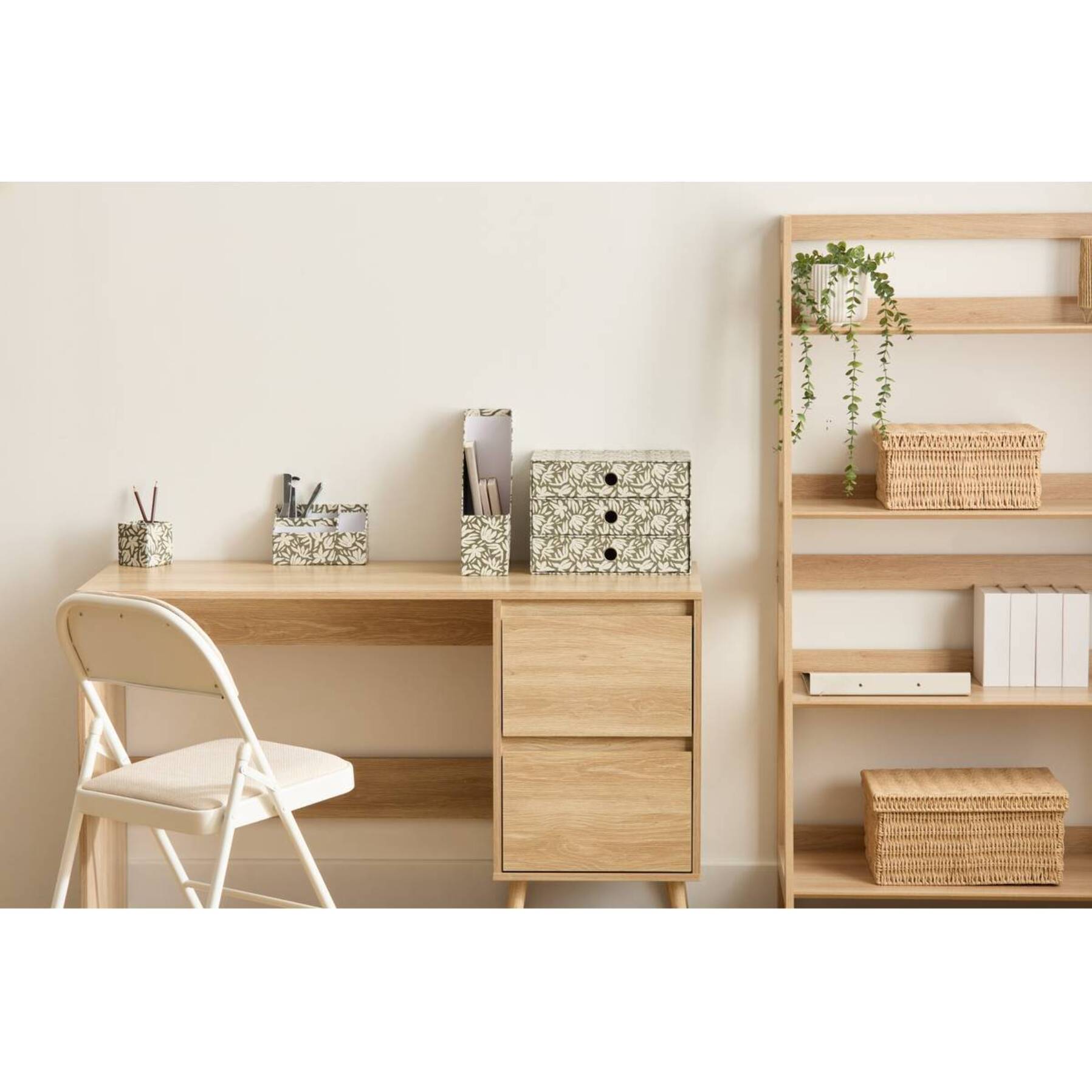 Porte revue Florea compatible A4 vert laurier