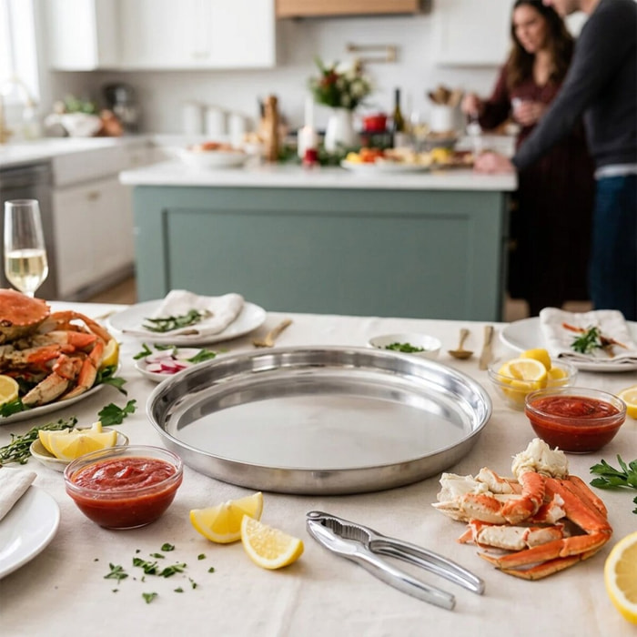 Plateau pour fruits de mer 35 cm Fackelmann Spécialités Culinaires