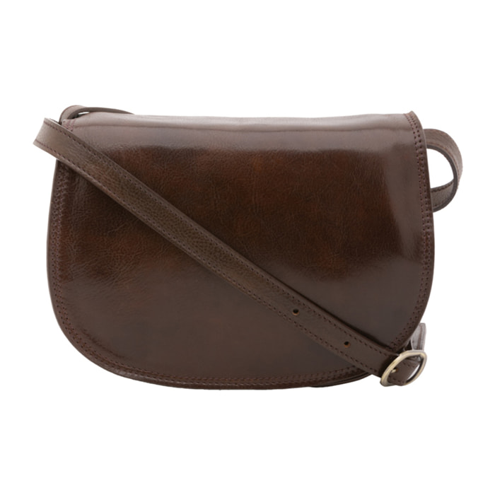 Borsa a tracolla  da donna In Vera pelle Made in Italy 24x17x11 cm