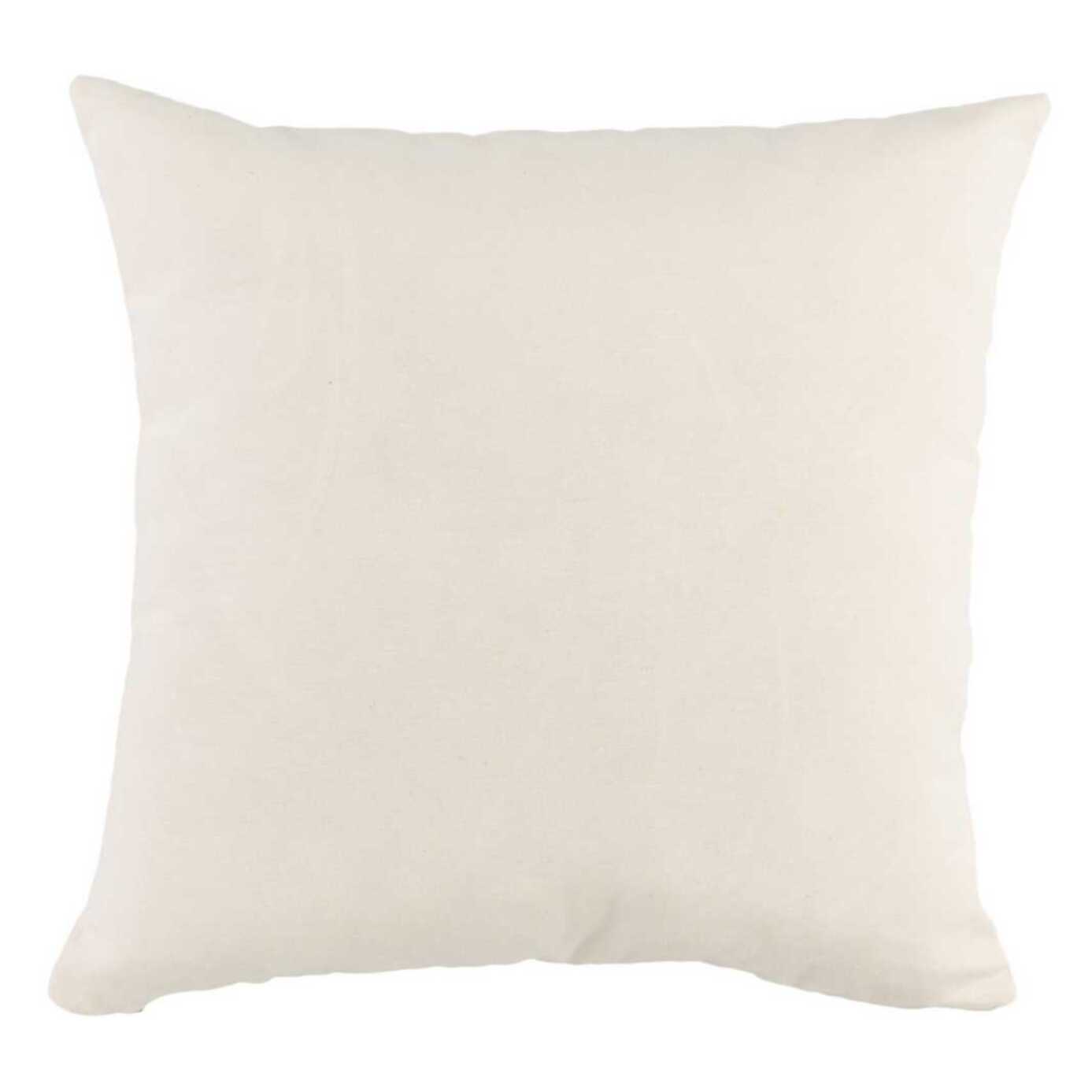 Taie d'oreiller saten Blanc 100% coton 79 cm/2