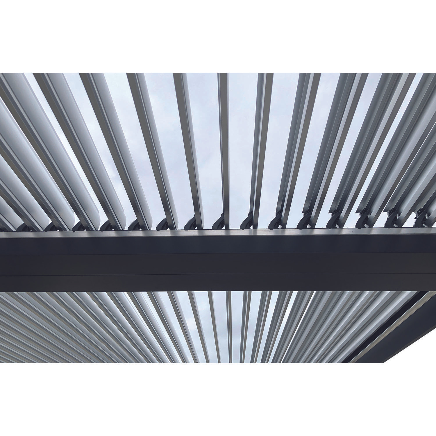 Pergola bioclimatique grise 3x4 m BONNI