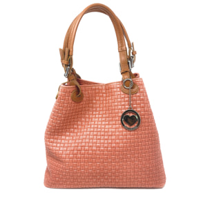 Chicca Borse Borsa a Mano Rosa B