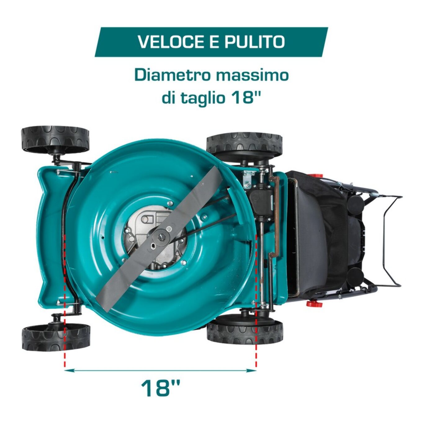 Tosaerba a Benzina 4HP 141CC - Industrial