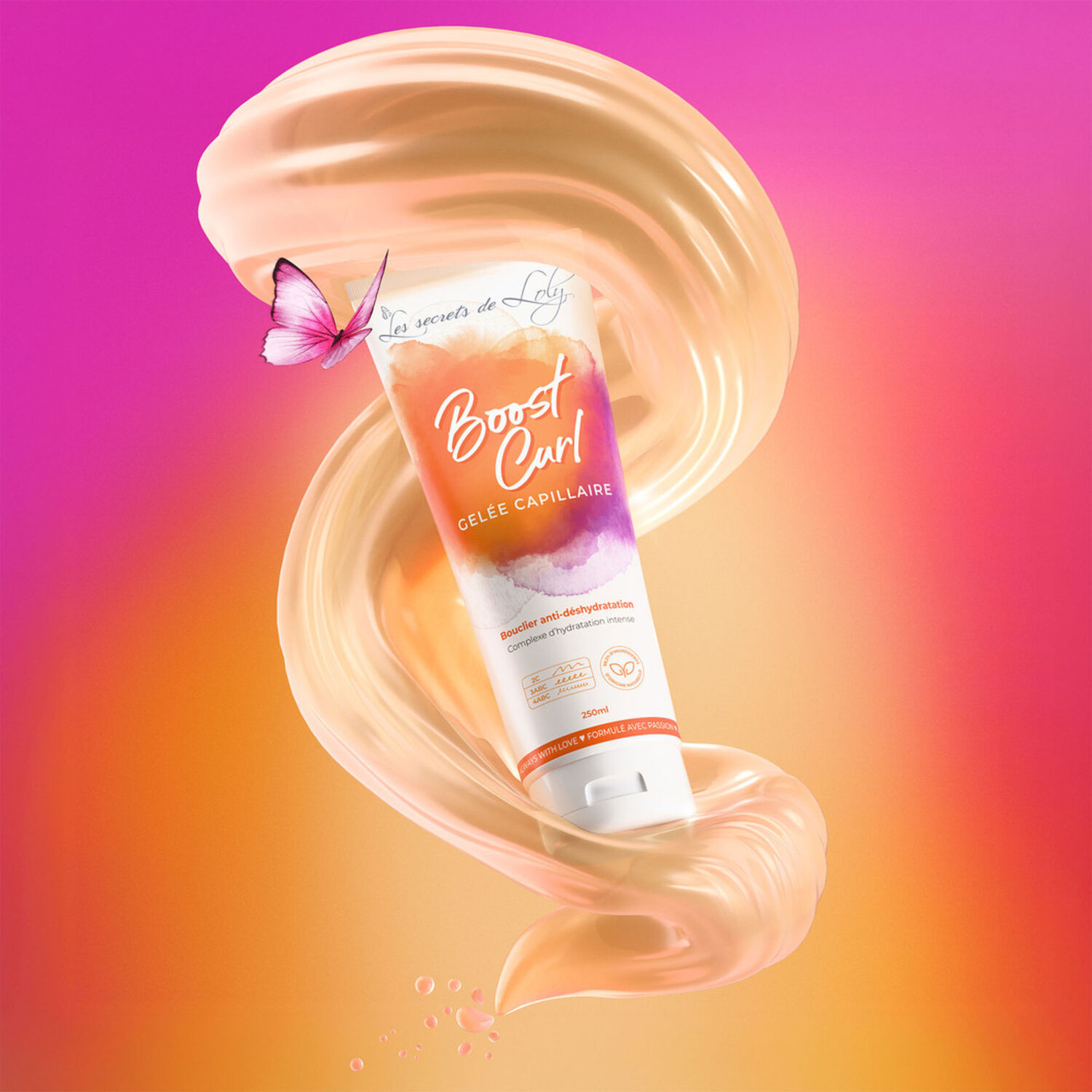 Boost Curl - Gelée Capillaire Sans Rinçage Définissante 250ml