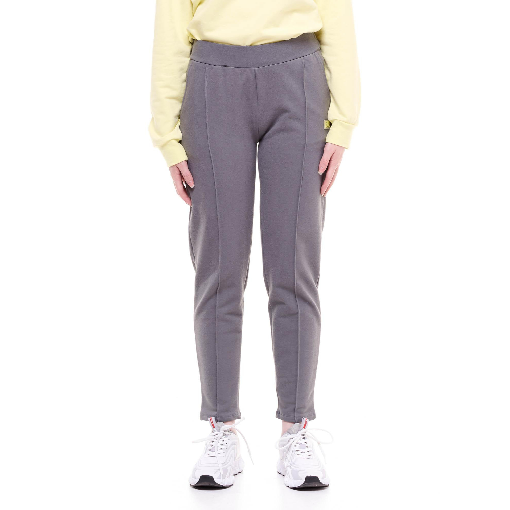 Pantaloni in felpa da donna dritti Basic