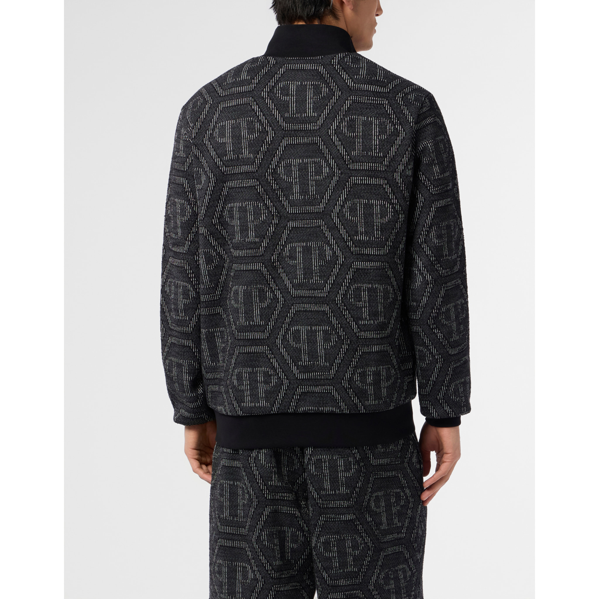 PHILIPP PLEIN Jacquard Tracksuit Jacket Monogram
