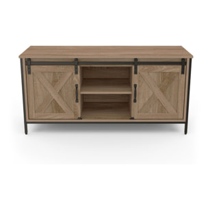 Meuble TV Cheyenne 2 portes L113cm