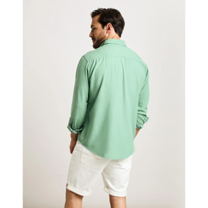 Camisa Manga Larga Aguamarina - Pouka