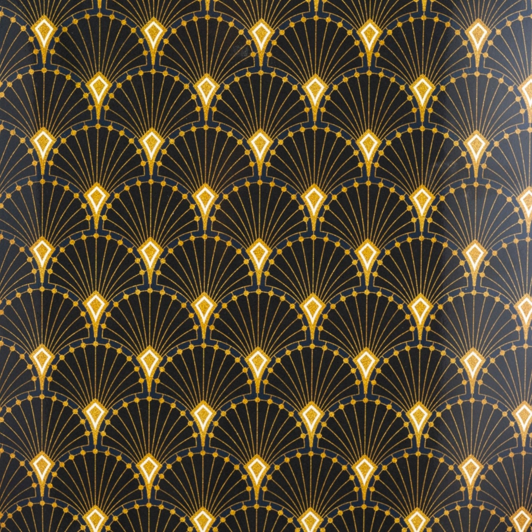 Abattant wood slim déclipsable art deco - Bleu Foncé