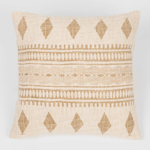 Cojín cuadrante algodón Fauno 45x45 - funda + relleno