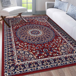 Tapis oriental tissé motif ethnique FEKU