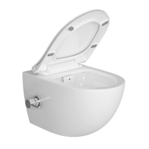 Infinitio WC sans bride avec fonction bidet + Abattant softclose (SATINF011RREXPBFC)