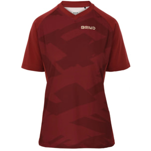Briko - Maglie gioco, Donna, Rosso - ADVENTURE CAMO LADY JERSEY