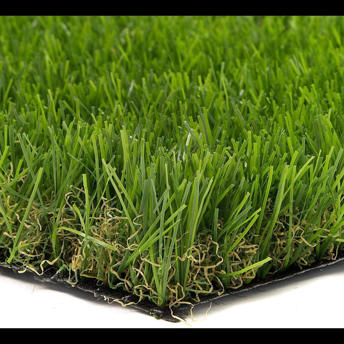 Prato Sintetico Manto Erboso Erba Finta Realistica Giardino 4 Sfumature di Colore Tappeto Erboso Sintetico Anti UV Atossico Drenante 40mm 1x10mt 10mq
