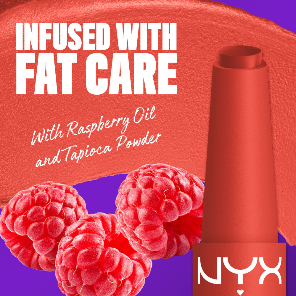 NYX Professional Makeup Fat Matte Rouge à Lèvres Mat Crémeux Coral Cuddlin'