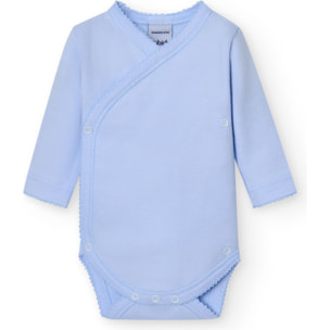 Body cruzado bebé manga larga algodón