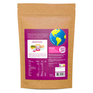 Nutri&Co Poudre d'Acaï - Fer & Vitamine C - 100g Vegan