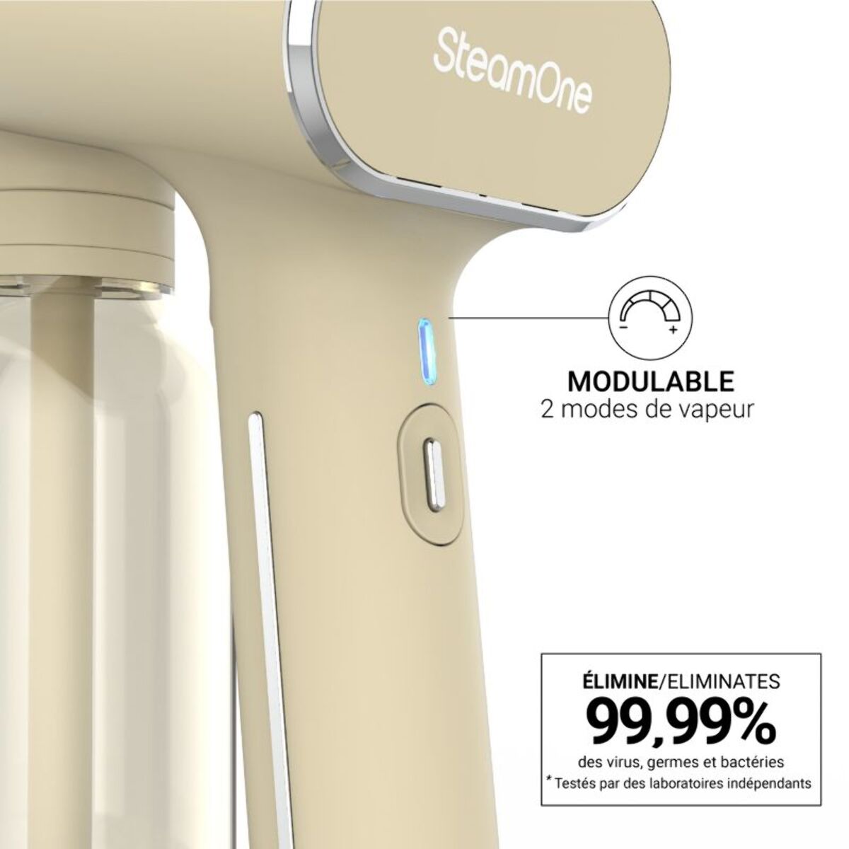 Défroisseur vapeur STEAMONE Cream 400 Karl XL Rust