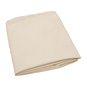 Housse pour tête de lit en velours côtelé beige en différentes tailles