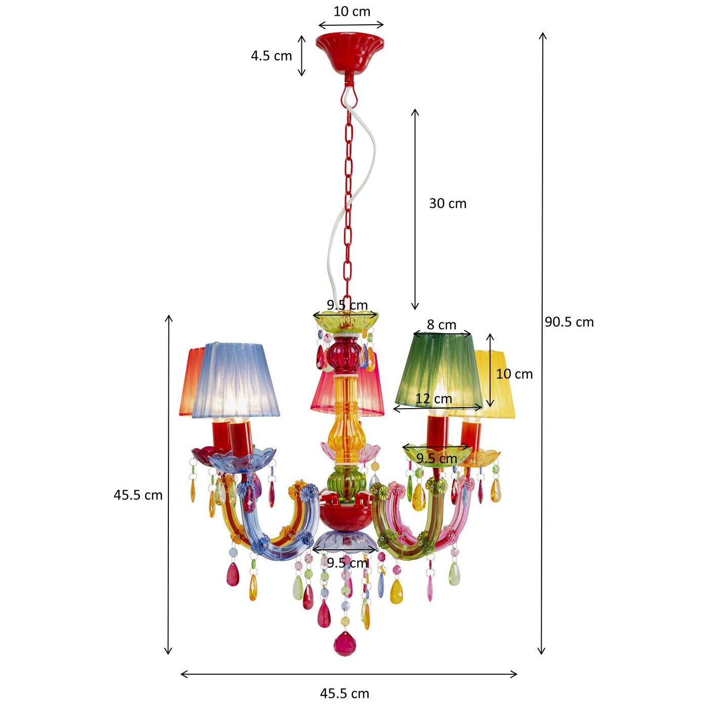 Lustre Starlight 5 bras Kare Design