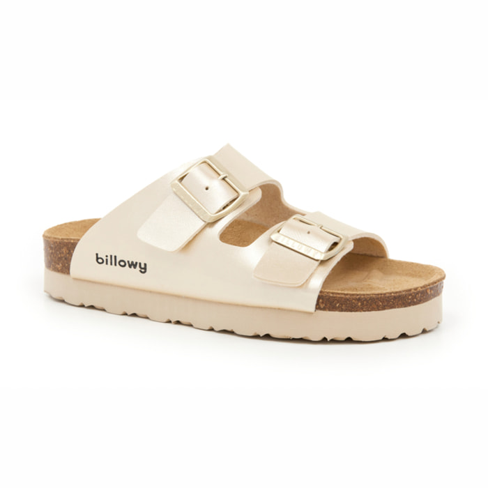 Sandalia plataforma BILLOWY DORADO