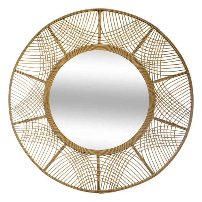 Miroir "Ina" bambou D89cm