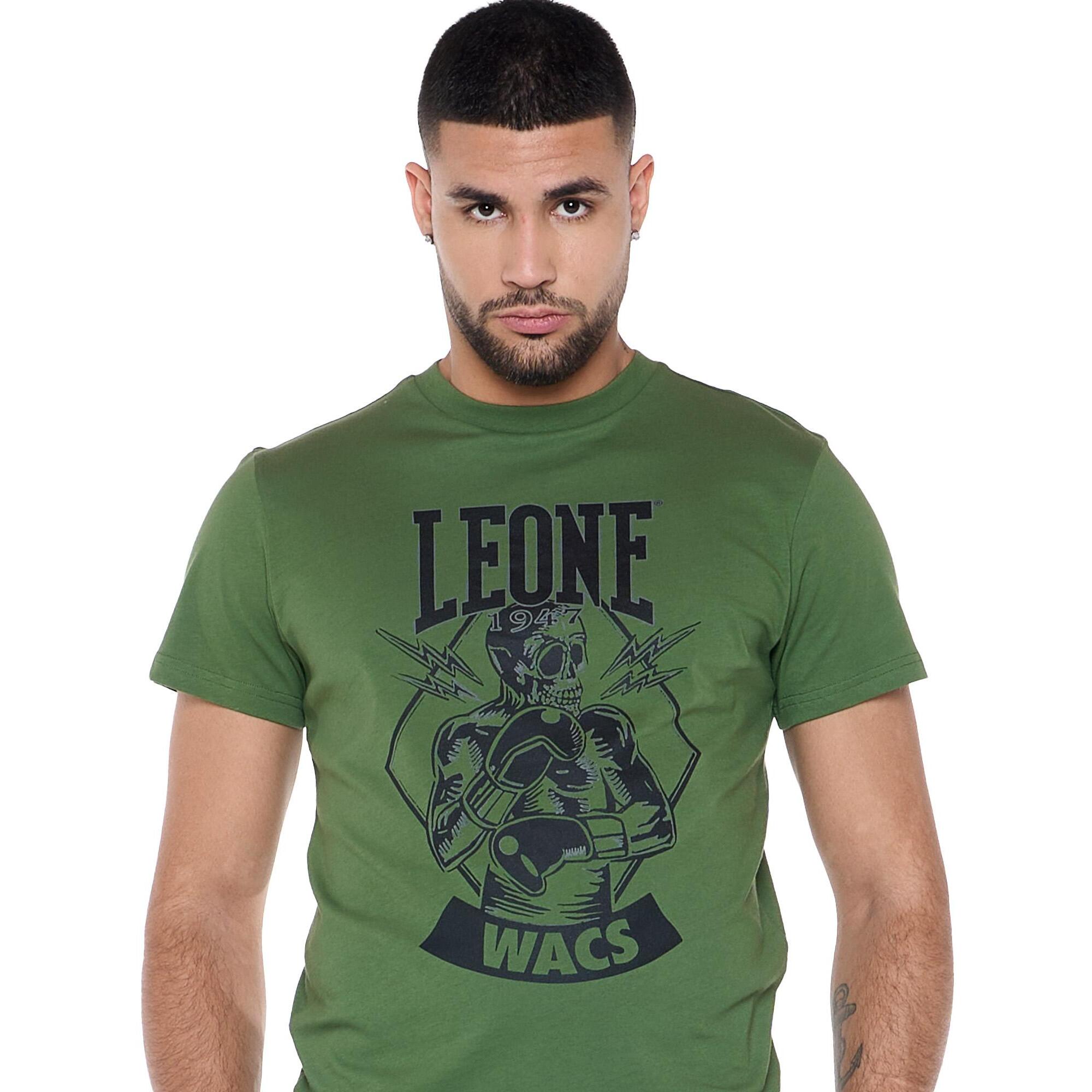 Camiseta de hombre de manga corta con calavera y guantes "Metropolitan"