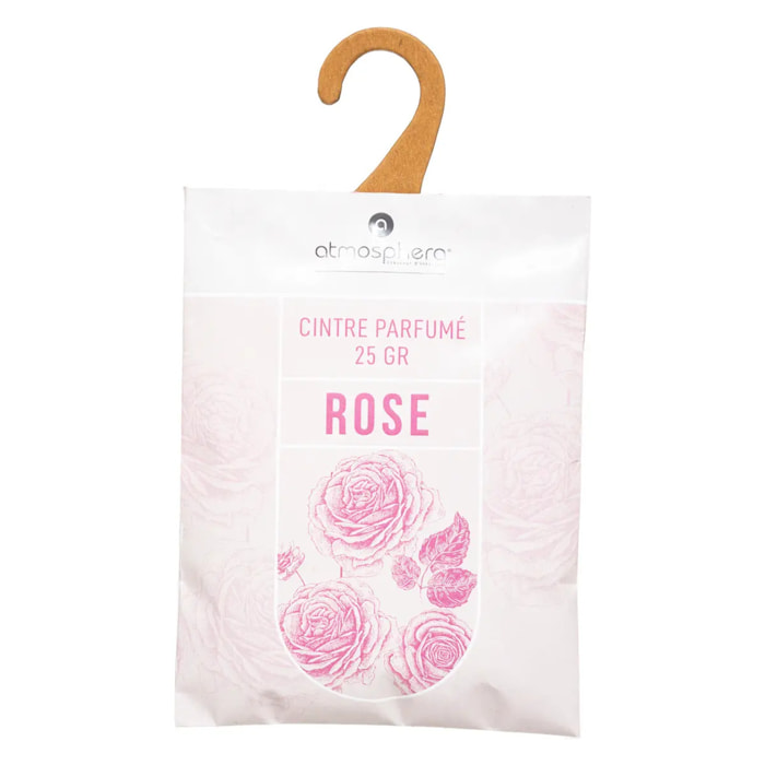 Lot de 3 cintres parfumés rose 25g