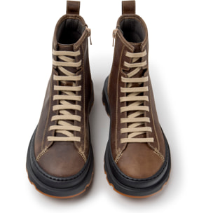 Botines - CAMPER Brutus+ - Beige - Piel nobuk
