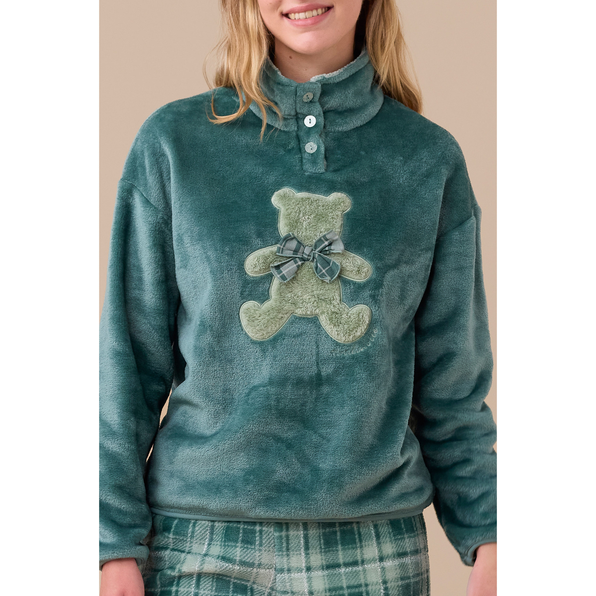 Pigiama donna coral articolo greenbear. Noidinotte