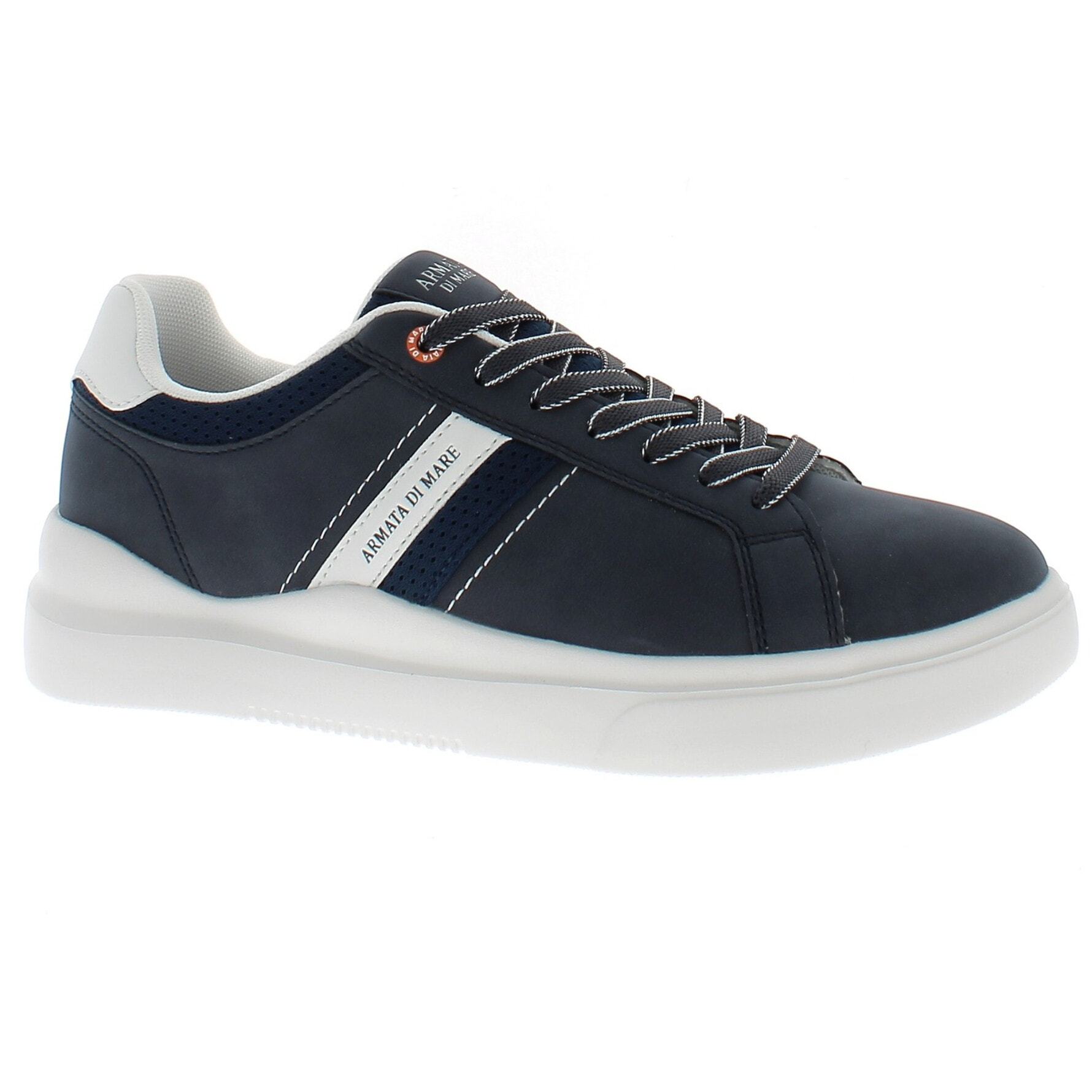 Armata di Mare Scarpe Uomo Court Sneakers Stringate con Soletta Rimovibile in Memory Foam AMU 1D935 Navy