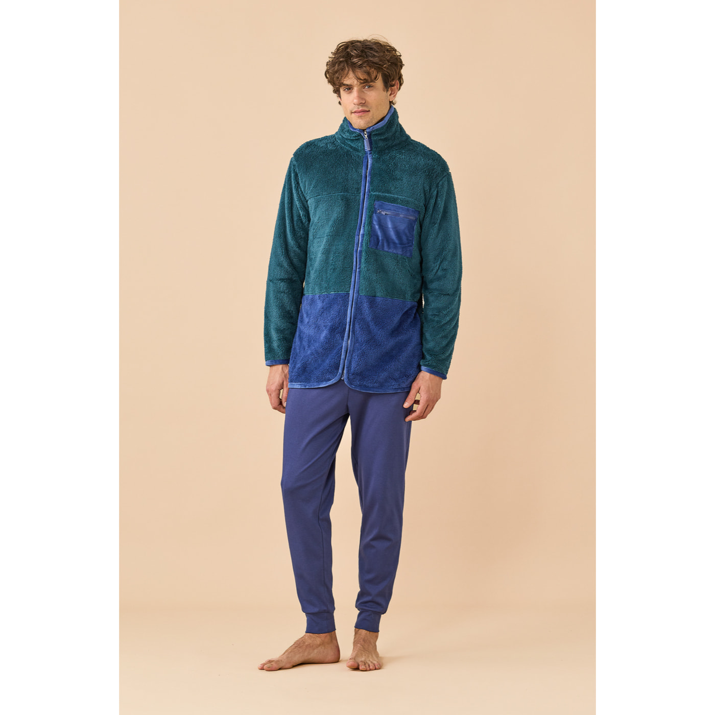 Giacca uomo eco-pelliccia articolo colors. Noidinotte