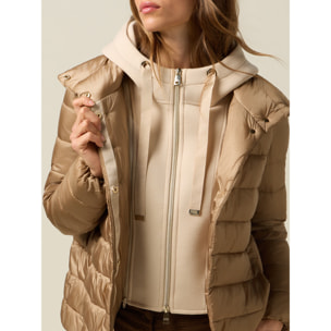 Oltre - Plumífero combinado - Beige