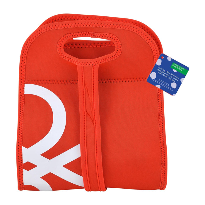 Bolsa almuerzo 22.5x14x27cm neopreno rojo rainbow be