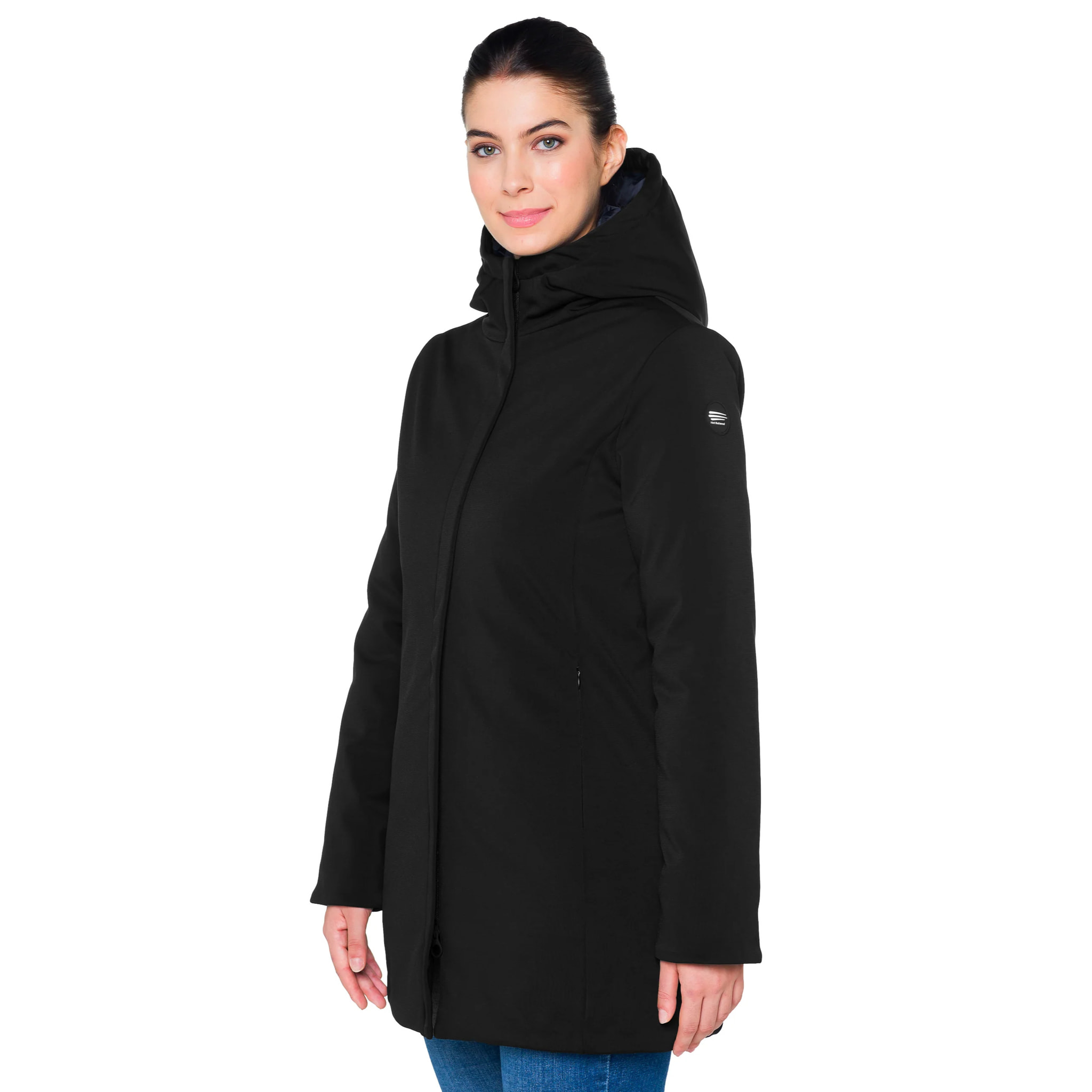 Parka JAQUELINE imbottito impermeabile nero