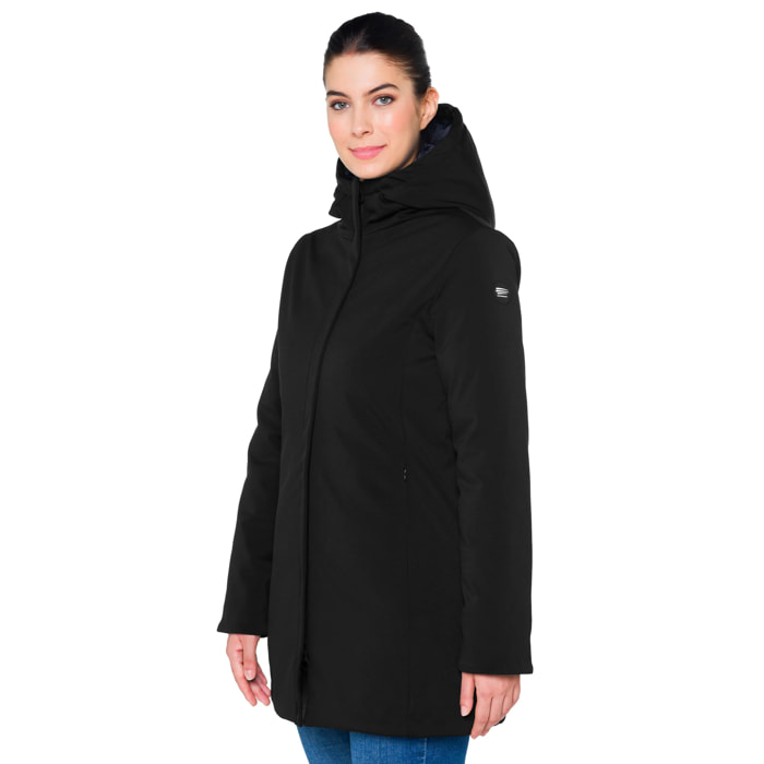 Parka JAQUELINE imbottito impermeabile nero