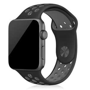 Correa deportiva de silicona Compatible con Apple Watch de: 38/40/41mm Talla S/M