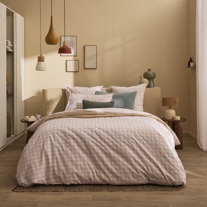Housse de couette imprimée en percale de coton, CADENCE