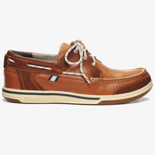 Sebago - Docksides Uomo Marrone - Triton Three Eyelets Fgl