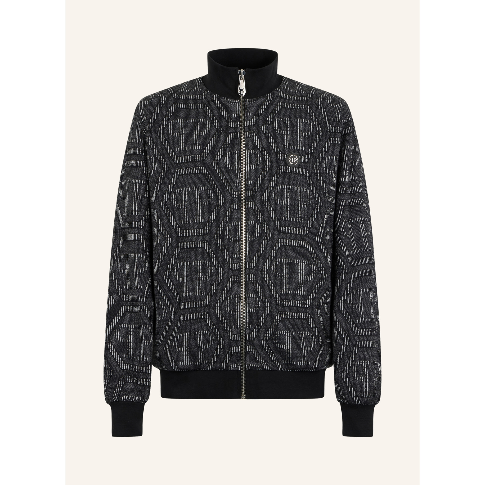 PHILIPP PLEIN Jacquard Tracksuit Jacket Monogram