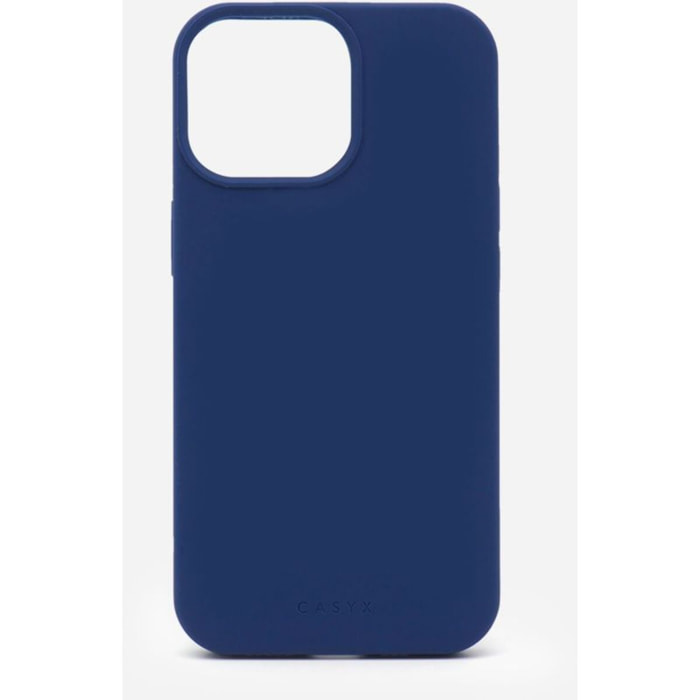 Coque CASYX iPhone 14 Pro Max Bleu Fonce MagSaf