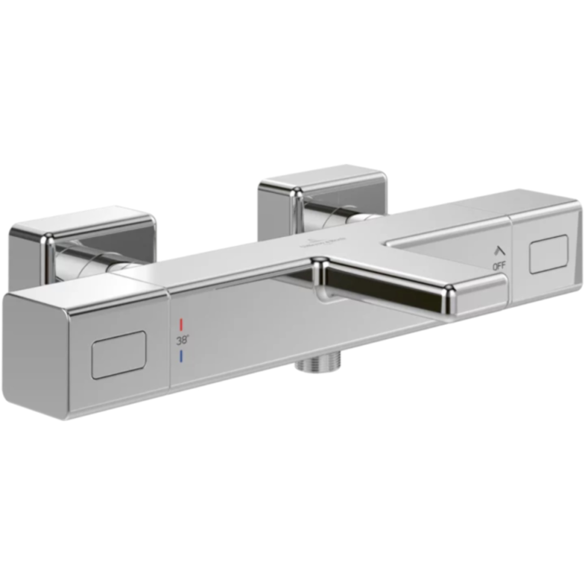 Mitigeur bain douche thermostatique Universal carré Chrome